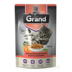 GRAND kaps. deluxe kočka losos se zel.100g GRAND kaps. deluxe kočka losos se zel.100g