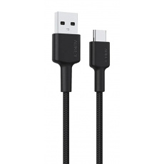 AUKEY CB-CD30 USB kabel 0,9 m USB A USB C Černá