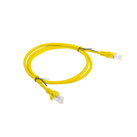 Lanberg Patchcord RJ45, Kat. 5e, UTP, 1m, žlutý