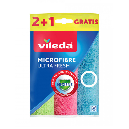 VILEDA MIKROVLÁKNO ULTRA FRESH 3 KS.