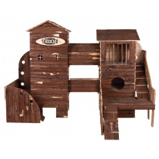 Natural Living ranč dřevěný pro hlodavce 156x108x99 cm Natural Living ranč dřevěný pro hlodavce 156x108x99 cm