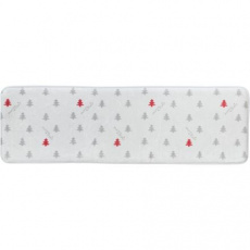 Xmas NIVIA mat, vánoční plyšová podložka na parapet, 90 x 28 cm, krémová Xmas NIVIA mat, vánoční plyšová podložka na parapet, 90 x 28 cm, krémová