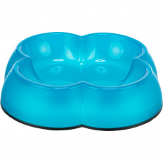 Plastová miska čtyřlístek s gumou, 0,25 l/14 cm