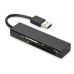 Ednet USB 3.0 MCR čtečka karet USB 3.2 Gen 1 (3.1 Gen 1) Černá