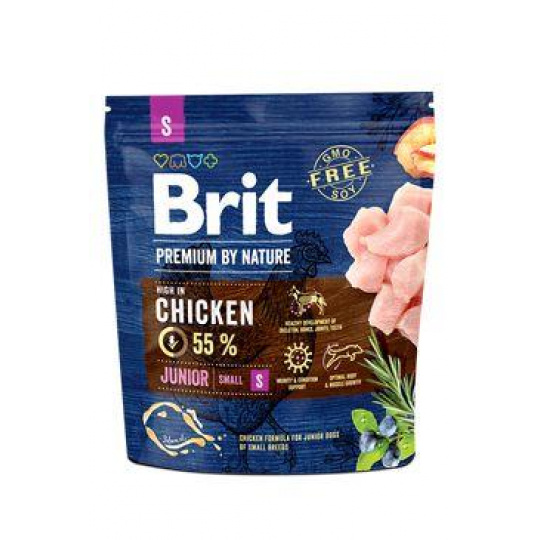 Brit Premium by Nature dog Junior S 1 kg