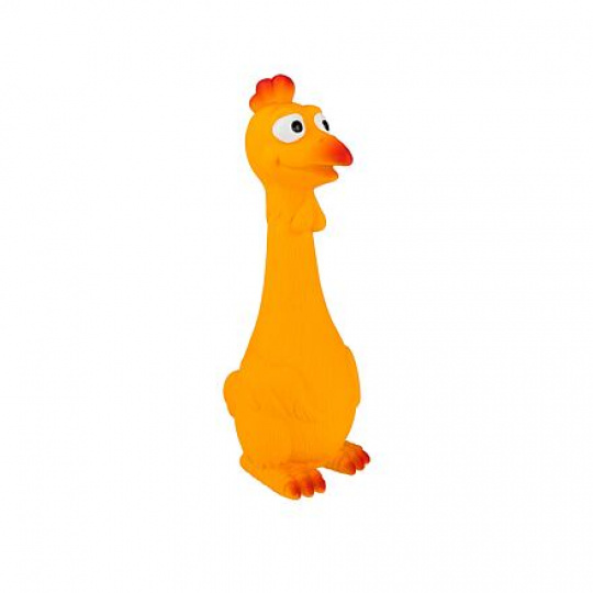 Kuřátko sedící 21 cm, se zvukem, latex, HipHop Dog
