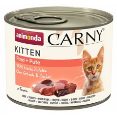 ANIMONDA Carny Kitten Beef with turkey - mokré krmivo pro kočky - 200g