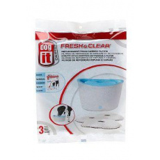 Náhradní filtr molitan+uhlí pro fontány DOG IT NEW 3ks Náhradní filtr molitan+uhlí pro fontány DOG IT NEW 3ks