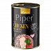 NEW PIPER s kuřecími srdíčky a špenátem, konzerva pro psy 400 g