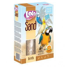 LOLOpets pomerančový písek pro ptáky 1500 g LOLOpets pomerančový písek pro ptáky 1500 g