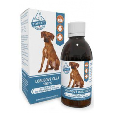 Lososový olej pro psy TOPVET 200ml Lososový olej pro psy TOPVET 200ml