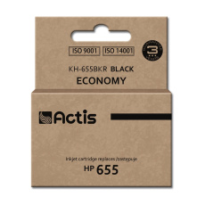 Actis KH-655BKR (náhradní inkoust HP 655 CZ109AE; standardní; 20 ml; černý)