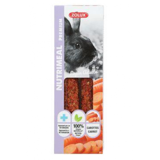 Pochoutka NUTRIMEAL STICK králík mrkev 115g Zolux