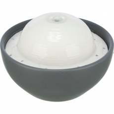 Vital Dome keramická fontánka na pití, 1,5 l/20 x 10 x 20 cm, šedá/bílá