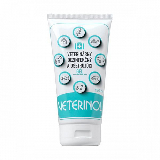 VETERINOL ošetřující a dezinfekční gel 150ml