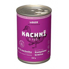 Louie Dog konz. Kachní s rýží a prebiotiky 400g Louie Dog konz. Kachní s rýží a prebiotiky 400g