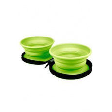 Cestovní dvojmiska zelená 700ml Kiwi Cestovní dvojmiska zelená 700ml Kiwi