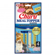 INABA Churu Meal Topper Tuna with scallop - pamlsek pro kočky - 4 x 14g