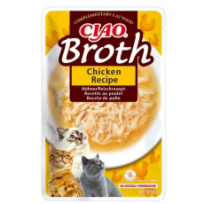 INABA Ciao Broth Chicken - pamlsek pro kočky - 40g