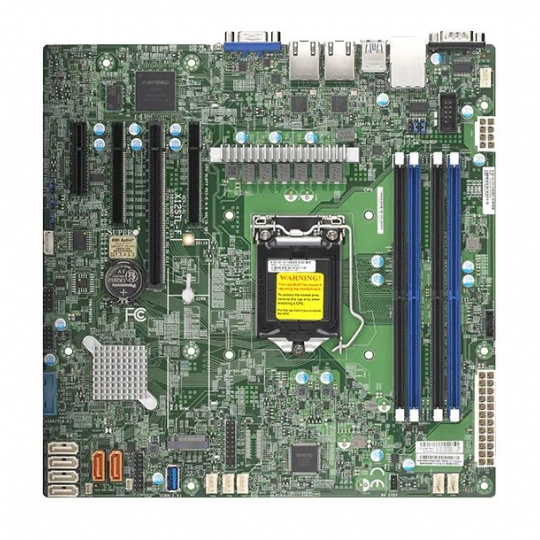 Základní deska SUPERMICRO X12STL-F Intel Xeon E-2300 C252 LGA-1200 (Socket H5) micro ATX (MBD-X12STL-F-O) Box