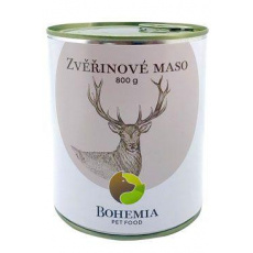 BOHEMIA MASO Zvěřinové ve vlastní šťávě 800g BOHEMIA MASO Zvěřinové ve vlastní šťávě 800g