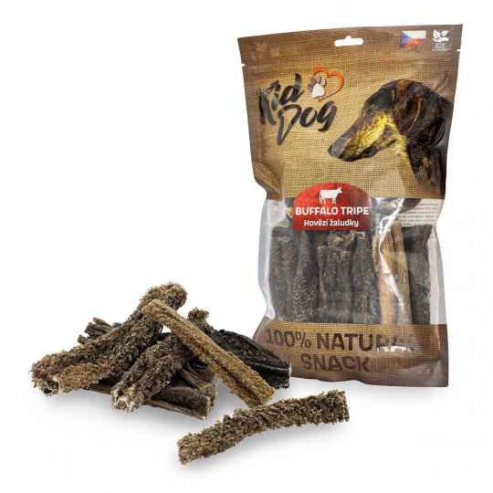 KIDDOG 100% Natural Snack, hovězí žaludek (dršťky) 12 cm/ 400 g KIDDOG 100% Natural Snack, hovězí žaludek (dršťky) 12 cm/ 400 g