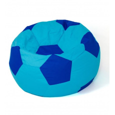 Sako taška pouffe ball blue- cornflower L 80 cm