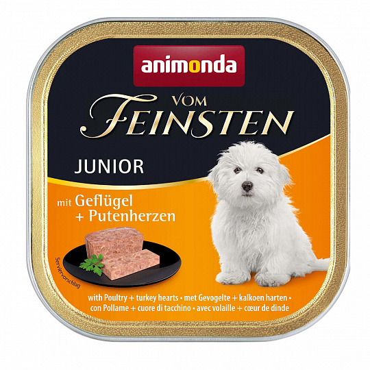 ANIMONDA paštika JUNIOR - drůbeží, krůtí srdce 150g