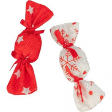 Xmas Candy - cukierek 11 cm, szeleszcząca zabawka dla kotów, 2 szt. Xmas Candy - cukierek 11 cm, szeleszcząca zabawka dla kotów, 2 szt.