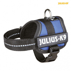 Julius-K9 silový postroj Baby 2/XS-S 33-45 cm, - modrá Julius-K9 silový postroj Baby 2/XS-S 33-45 cm, - modrá