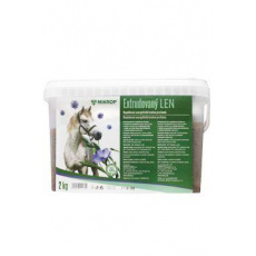 Mikrop Horse Len extrudovaný pro koně kyblík 2kg Mikrop Horse Len extrudovaný pro koně kyblík 2kg