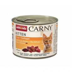 ANIMONDA konzerva CARNY Kitten - hovězí, drůbeží 200g DOPRODEJ ANIMONDA konzerva CARNY Kitten - hovězí, drůbeží 200g DOPRODEJ