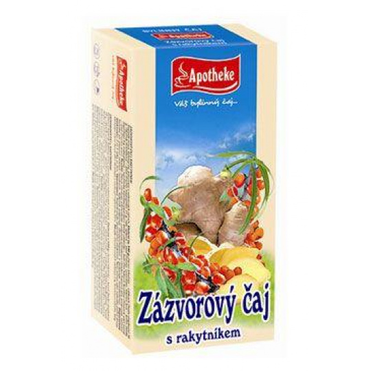 Čaj Apotheke Zázvor a rakytník 20x2g