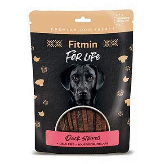 Fitmin FL dog poch. Kachní proužky 70g