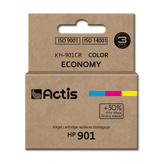 Actis KH-901CR Inkoust (náhrada za HP 901 CC656AE; standardní; 21 ml; barevný)