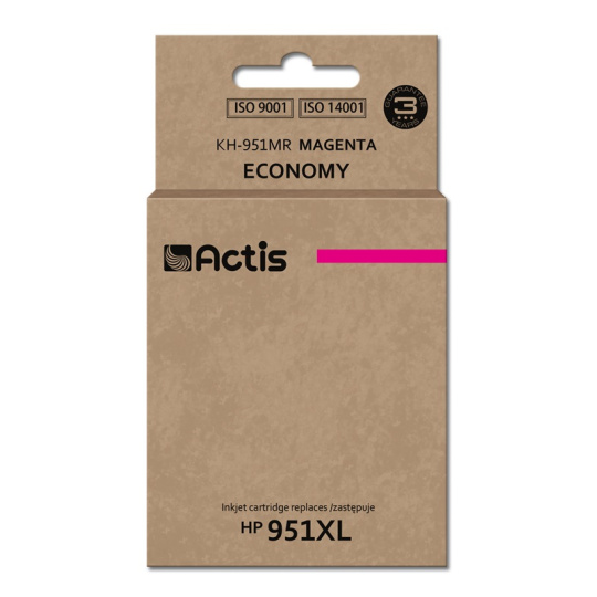 Actis Inkoust KH-951MR (náhradní inkoust HP 951XL CN047AE; standardní; 25 ml; červený)