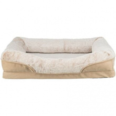 Vital Bed LINO, ortopedický obdĺžnikový pelech, sivá/svetlosivá
