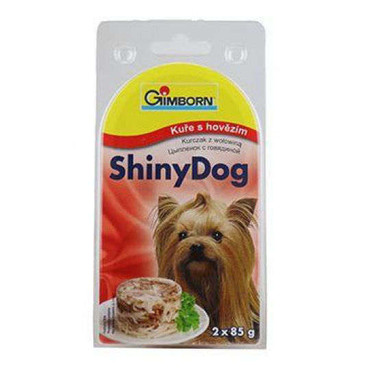 Gimborn ShinyDog konz. kuře&hovězí 2x85g Gimborn ShinyDog konz. kuře&hovězí 2x85g