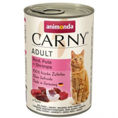 ANIMONDA konzerva CARNY Adult - hovězí, krůta, ráčci 400g ANIMONDA konzerva CARNY Adult - hovězí, krůta, ráčci 400g