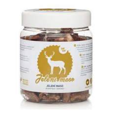 Raw Raw pochoutka mrazem sušené Jelení maso 80g Raw Raw pochoutka mrazem sušené Jelení maso 80g
