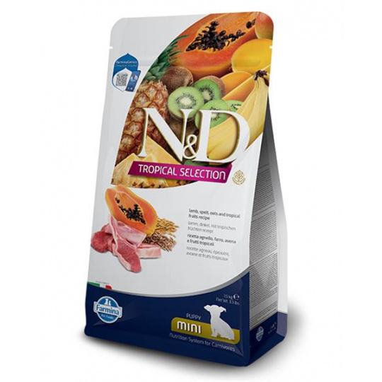 Farmina N&D dog TROPICAL SELECTION (AG) puppy mini, lamb 5 kg Farmina N&D dog TROPICAL SELECTION (AG) puppy mini, lamb 5 kg