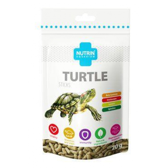Nutrin Aquarium Turtle Sticks Želva 70g