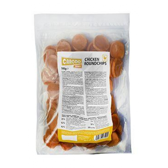 CARODO Dog poch. Kuřecí kolečka 500g CARODO Dog poch. Kuřecí kolečka 500g