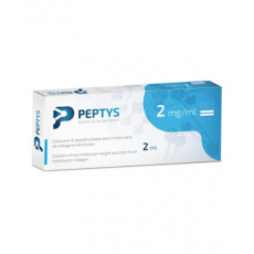 PEPTYS 2 roztok peptidov PEP-22 z kolagénu 2 mg/ml (injekcia predplnená, nízkomolekulárne peptidy (LWP) 1x2 ml)
