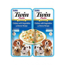 Churu Dog Twin Packs Chick&Veg.&Cheese in Broth 2x40g