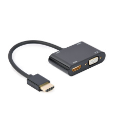 Gembird A-HDMIM-HDMIFVGAF-01 karta/adaptér rozhraní HDMI, VGA