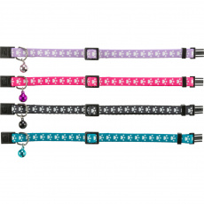 Nylonový obojek pro kočku, elastický, různé barvy