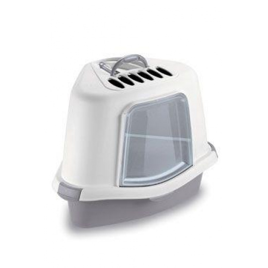 WC kočka CATHY rohové kryté šedá Zolux WC kočka CATHY rohové kryté šedá Zolux