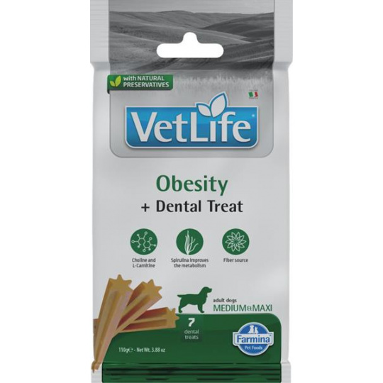 Pamlsok Farmina Vet Life Dog Obesity Adult medium & maxi 100g