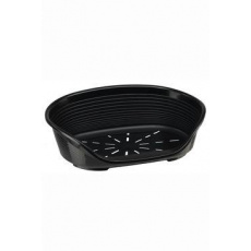 Pelech plast SIESTA DLX 12 černý 111x80x33cm FP Pelech plast SIESTA DLX 12 černý 111x80x33cm FP